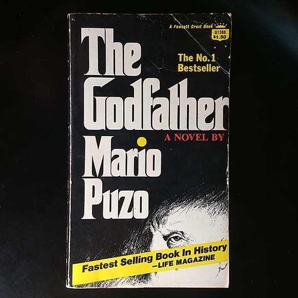 First Softcover Printing of "The Godfather" by Mario Puzo, Fawcett Crest - Picture 1 of 8